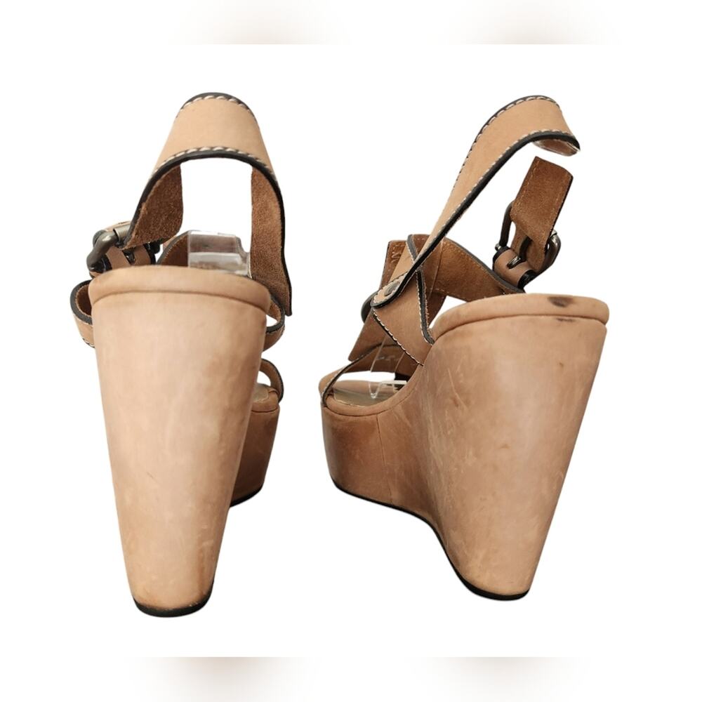 Marni Leather Platform Strappy Heels 37 - Picture 6 of 7